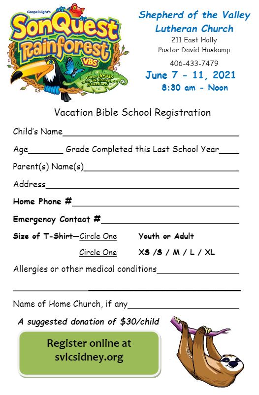 vbs2021 form b vbs2021 form b